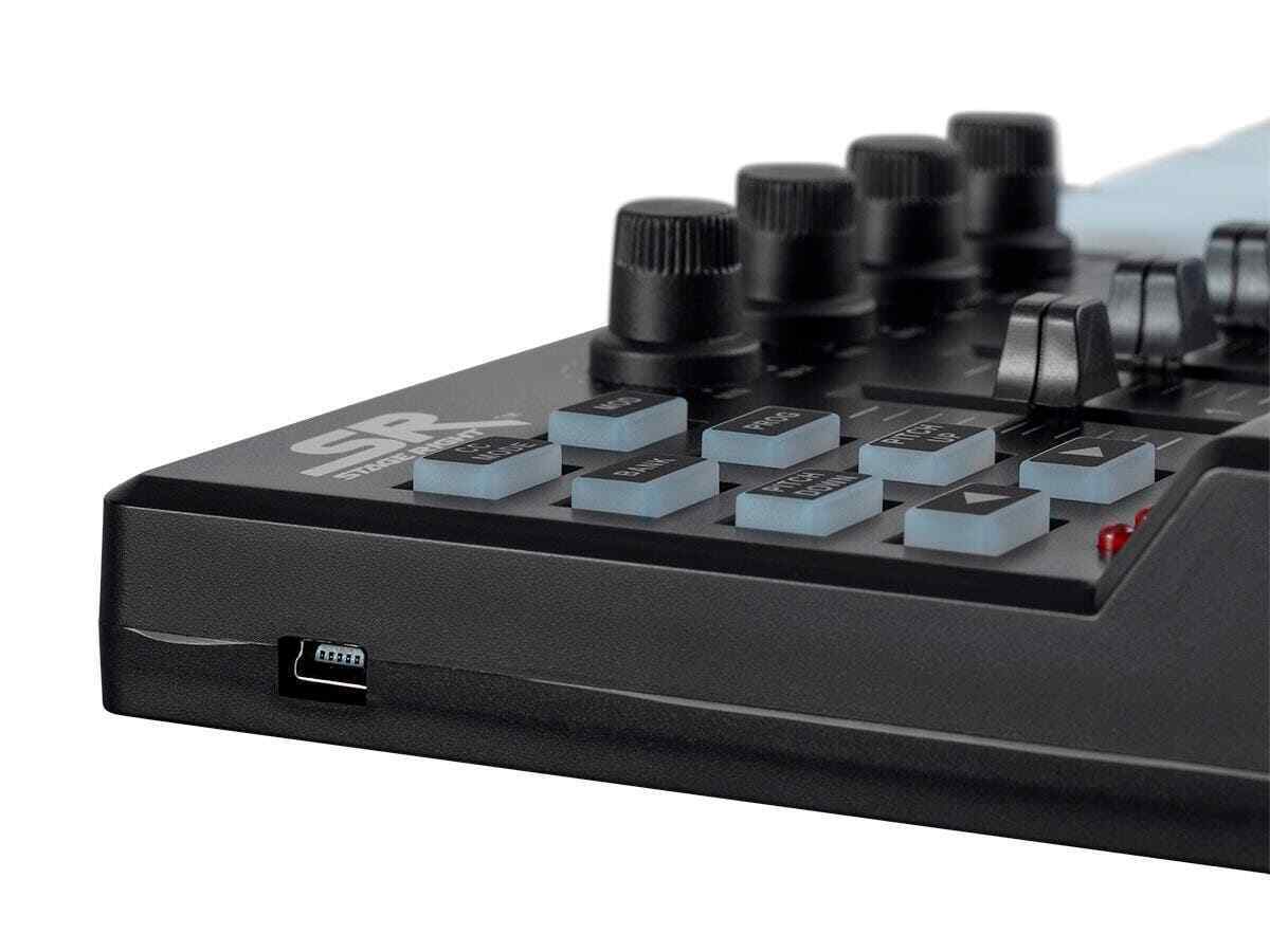 Monoprice SRK Mini USB MIDI Keyboard Controller with 8 Pads, 4 Knobs, 4 Sliders - Fresh Stock Dated December 2025