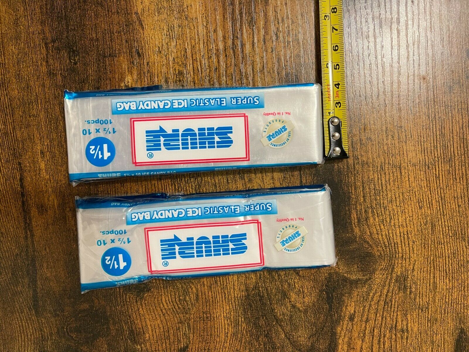 Ice Candy Bags/Ice Popsicle Bags 1.5x10 - 2 bags (200 pieces) - Fresh Stock Dated February 2026