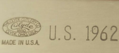 Vintage Clyde Cutlery-1962 US Army Chef Butcher Knife/Machete Very Rare!! - Fresh Stock Dated January 2026