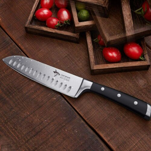 Santoku knife MAD SHARK professional 7 inches restaurants Kitchen Cutlery Japan - Fresh Stock Dated January 2026