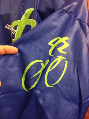 L VINTAGE 1980s Dura Ace Deore SHIMANO Cycling Jersey Wind Jacket SANTINI ITALY - Fresh Stock Dated December 2025