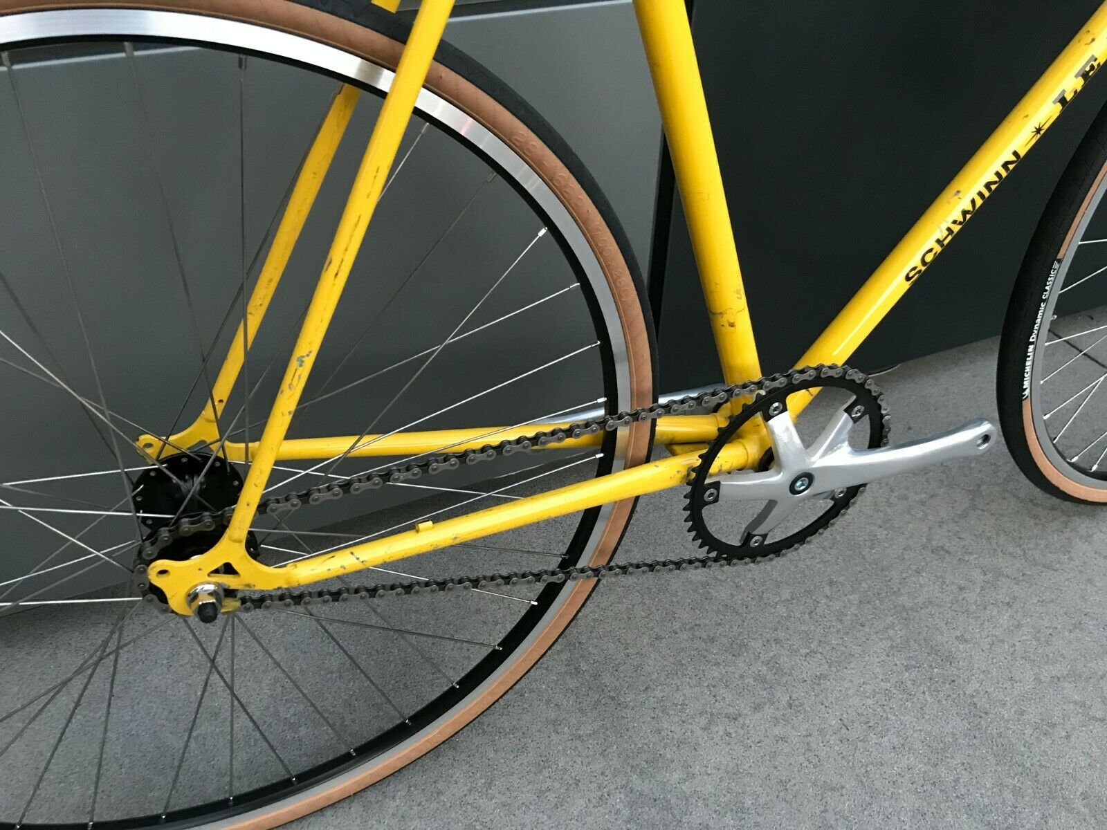 Schwinn Le Tour Vintage Mod Fixed Gear Single Speed Large 57cm Lugged Steel Road - Fresh Stock Dated December 2025