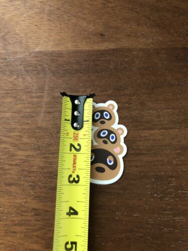 Animal Crossing Nook Vinyl Decal Sticker Nintendo 3” - Fresh Stock Dated February 2026