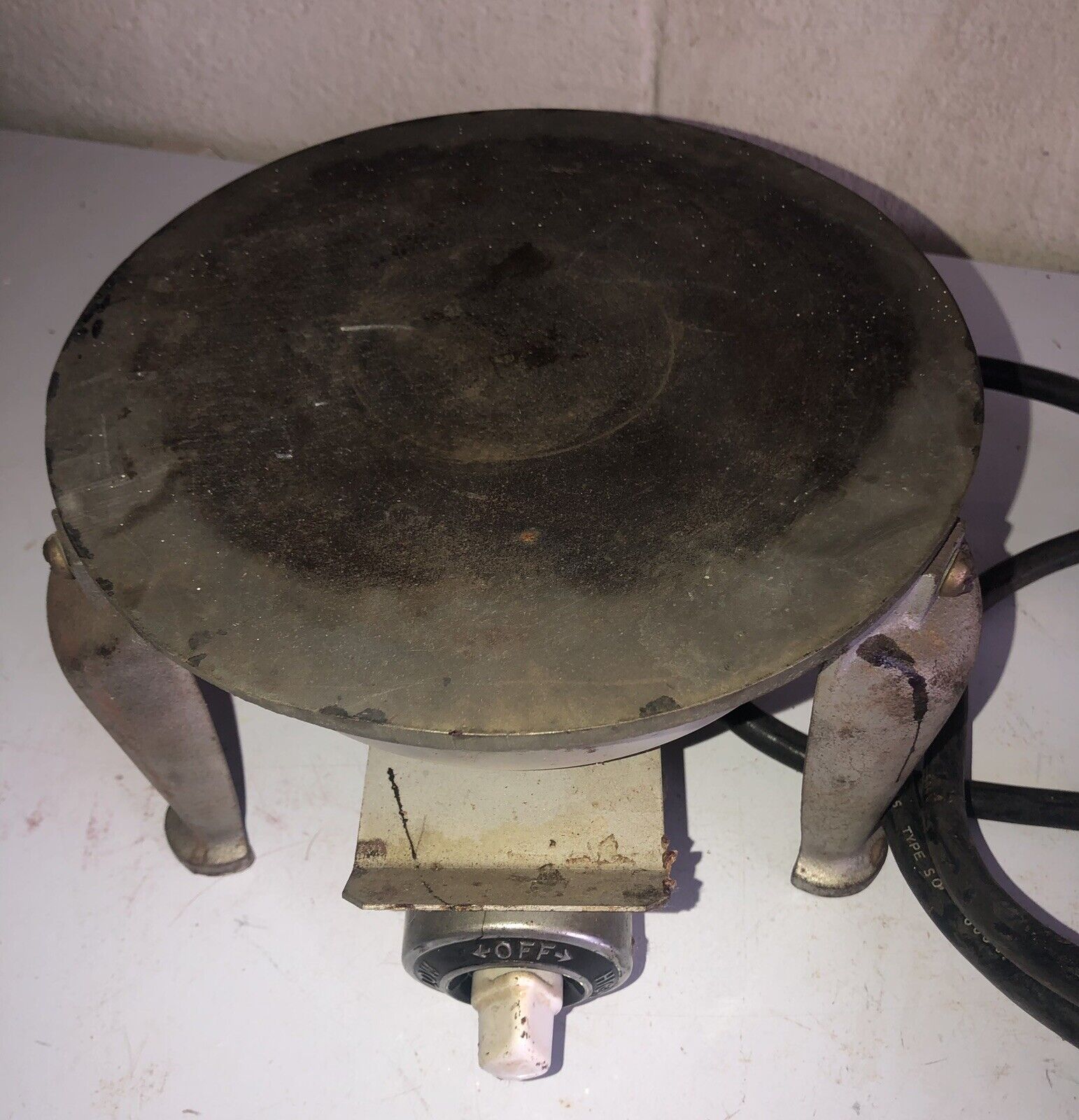 Vintage Heavy Duty Electric Cast Iron Hot Plate Fisher Sciantific Co. - Fresh Stock Dated February 2026