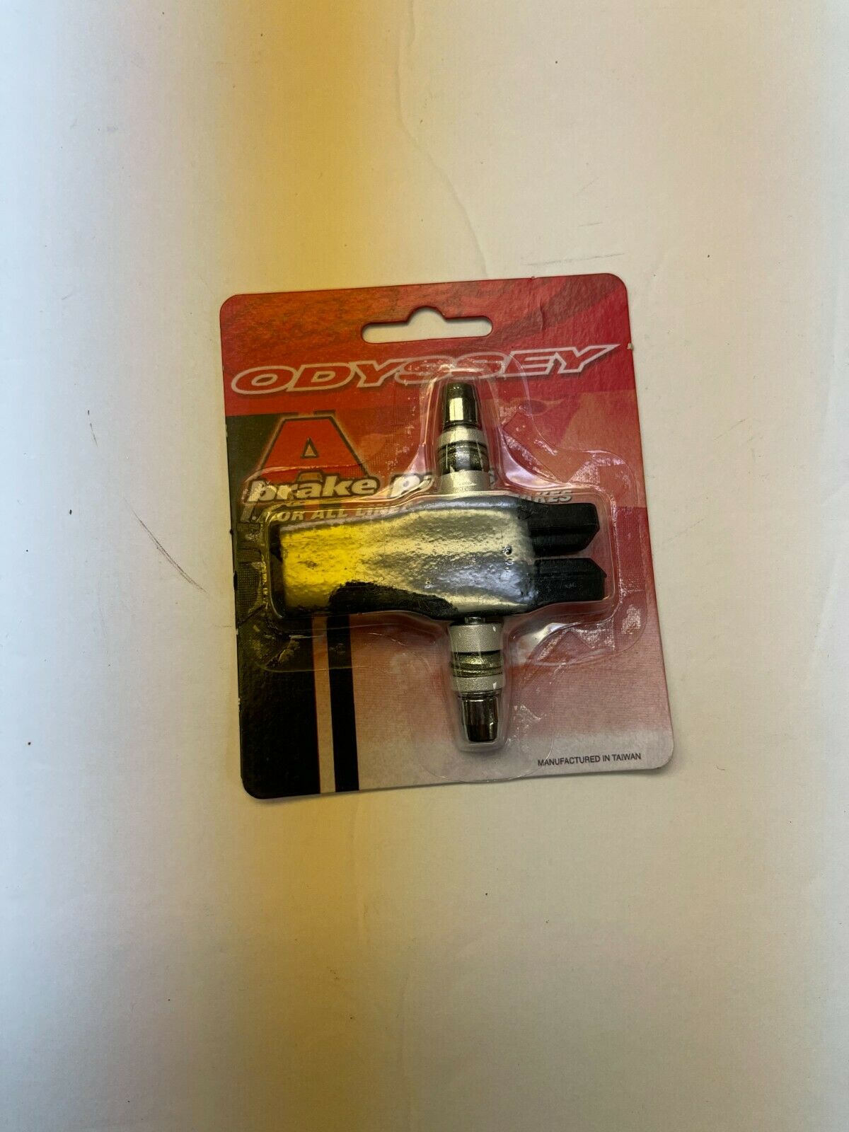 Odyssey A Bicycle Brake Shoes with Threaded Posts - Fresh Stock Dated December 2025