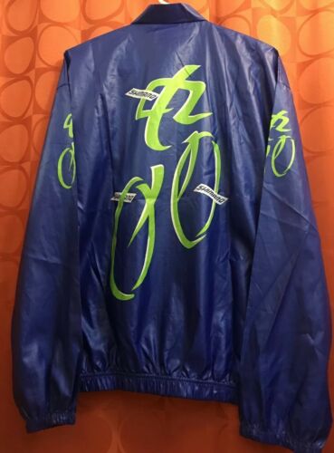 L VINTAGE 1980s Dura Ace Deore SHIMANO Cycling Jersey Wind Jacket SANTINI ITALY - Fresh Stock Dated December 2025