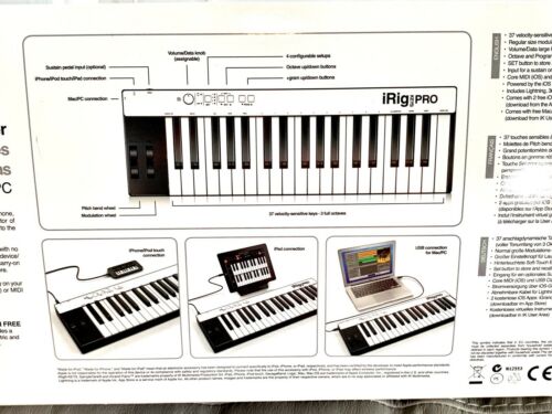 iRig Keys Pro BLACK - Fresh Stock Dated December 2025