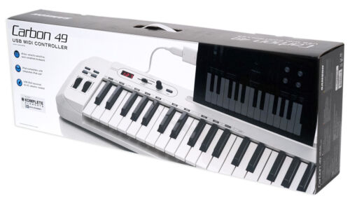 Samson Carbon 49 Key USB MIDI DJ Keyboard Controller+Komplete Elements Software - Fresh Stock Dated December 2025