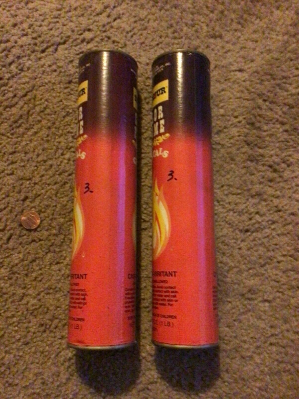 2 vintage cans of Seymour color flame crystals NEVER OPENED NEVER USED - Fresh Stock Dated December 2025
