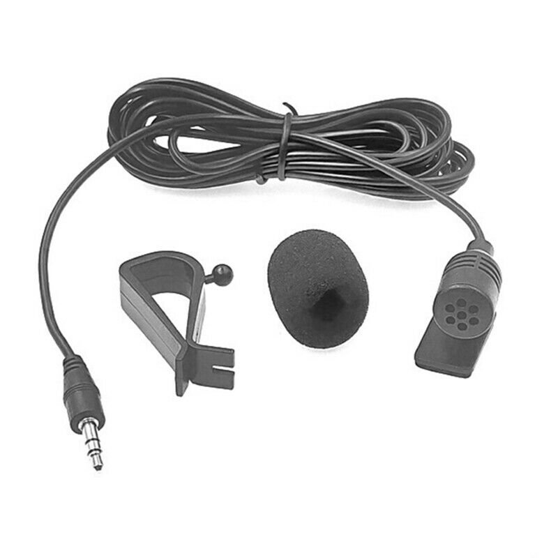 3.5mm Mic Car Vehicle Radio Stereo GPS Enabled Audio DVD External Microphone - Fresh Stock Dated December 2025