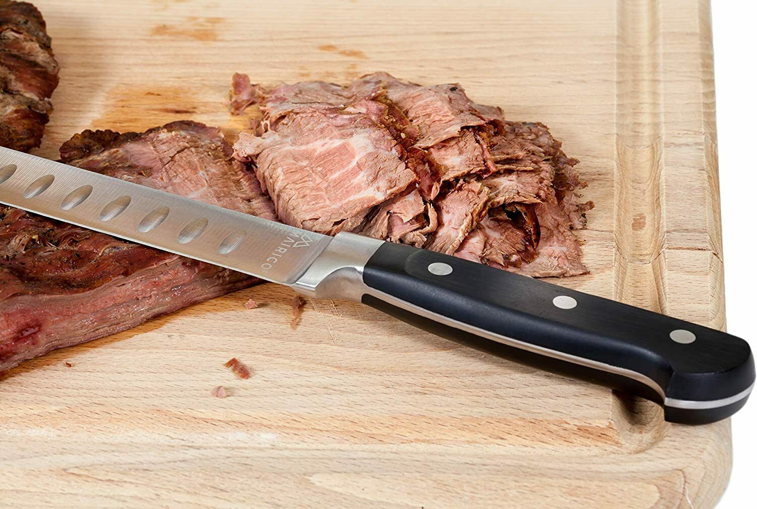 Brisket Knife Slicing Beef Bbq Carving Best Meat Slicer Long Smoked Salmon - Fresh Stock Dated January 2026