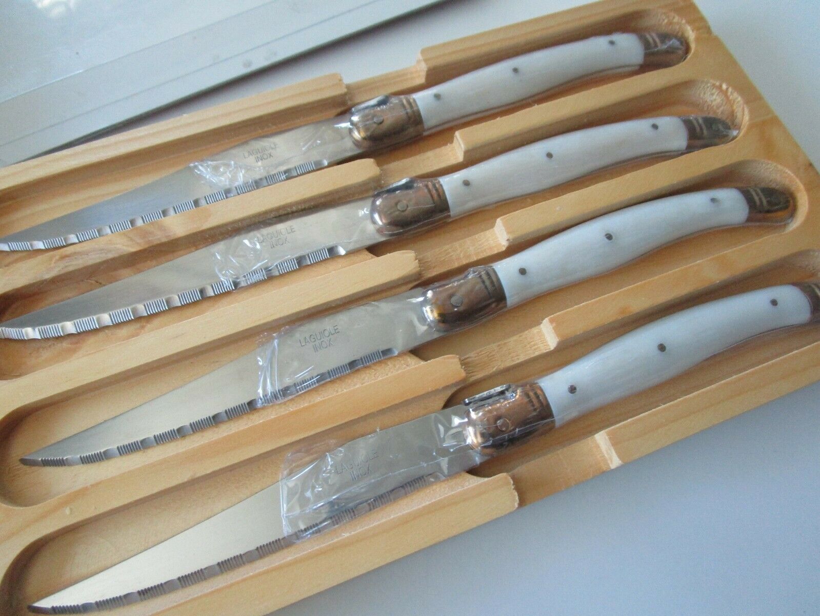 NEW Laguiole Steak Knives Set of 6 - Fresh Stock Dated January 2026