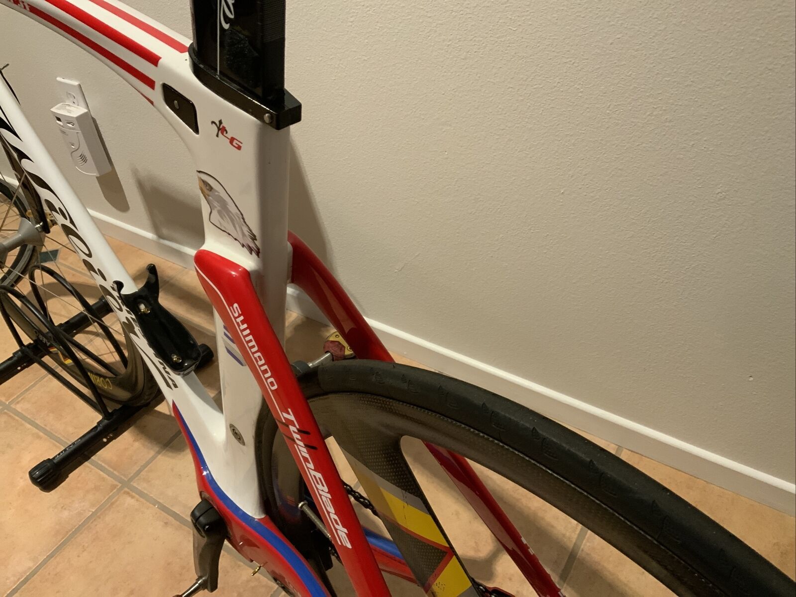 Wilier Time Trial bike US National UHC Team Twin Blade Ultegra & Corima Wheels - Fresh Stock Dated December 2025