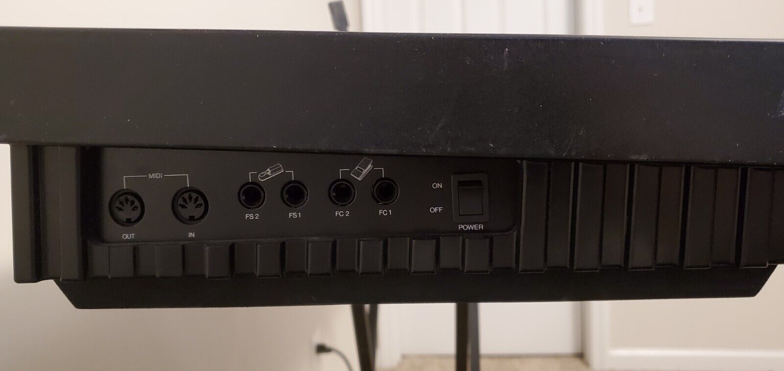 Yamaha KX88 MIDI Controller Keyboard and wheeled flight/tour case and cords - Fresh Stock Dated December 2025