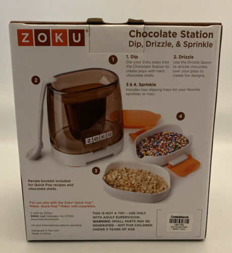 Zoku Chocolate Station for Quick Pop Maker Pops - brand New,fast shipping. - Fresh Stock Dated February 2026