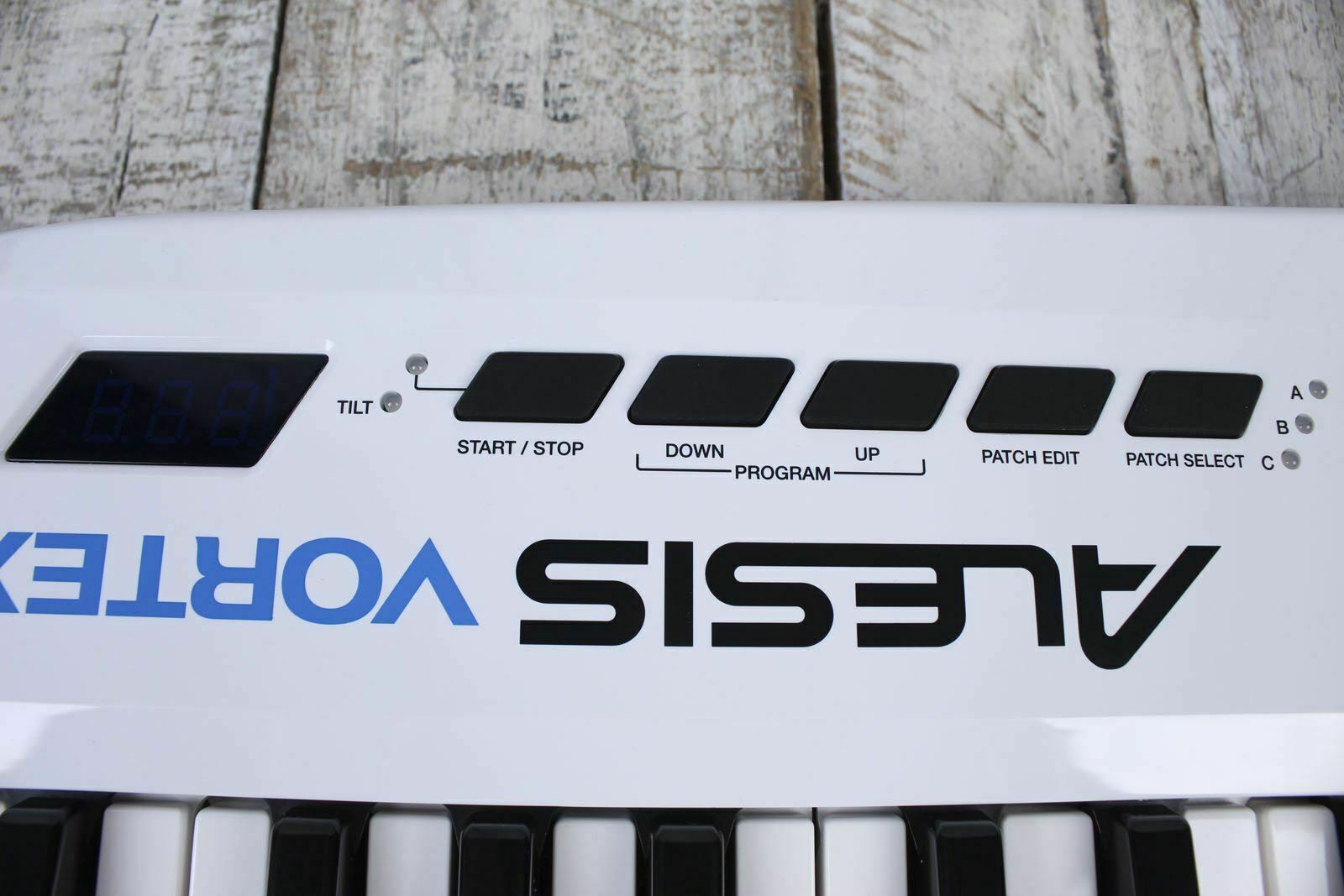 Alesis Vortex 37 Key USB Midi Keytar Controller with Accelerometer White DEMO - Fresh Stock Dated December 2025