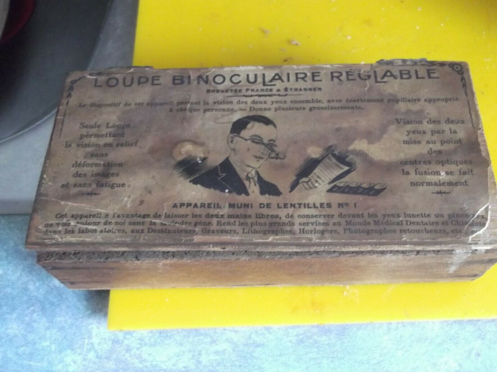 1920S JEWELLERS' REPAIR MAGNIFYING GLASSES IN RARE ORIGINAL BOX-OPTICAL-WATCHES - Fresh Stock Dated December 2025