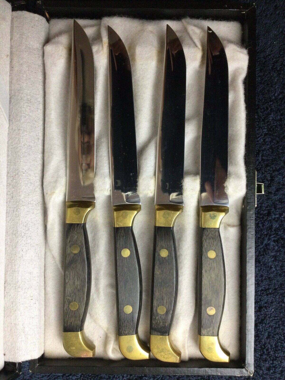 Vintage Japan Cutlery Molybdenum Vanadium High Carbon Stainless Knives Set - Fresh Stock Dated February 2026