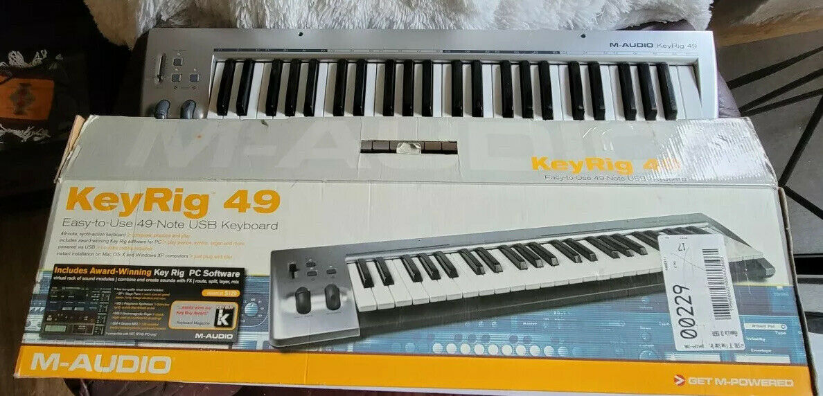 m-audio keyrig 49. No USB cable. Software included. - Fresh Stock Dated December 2025