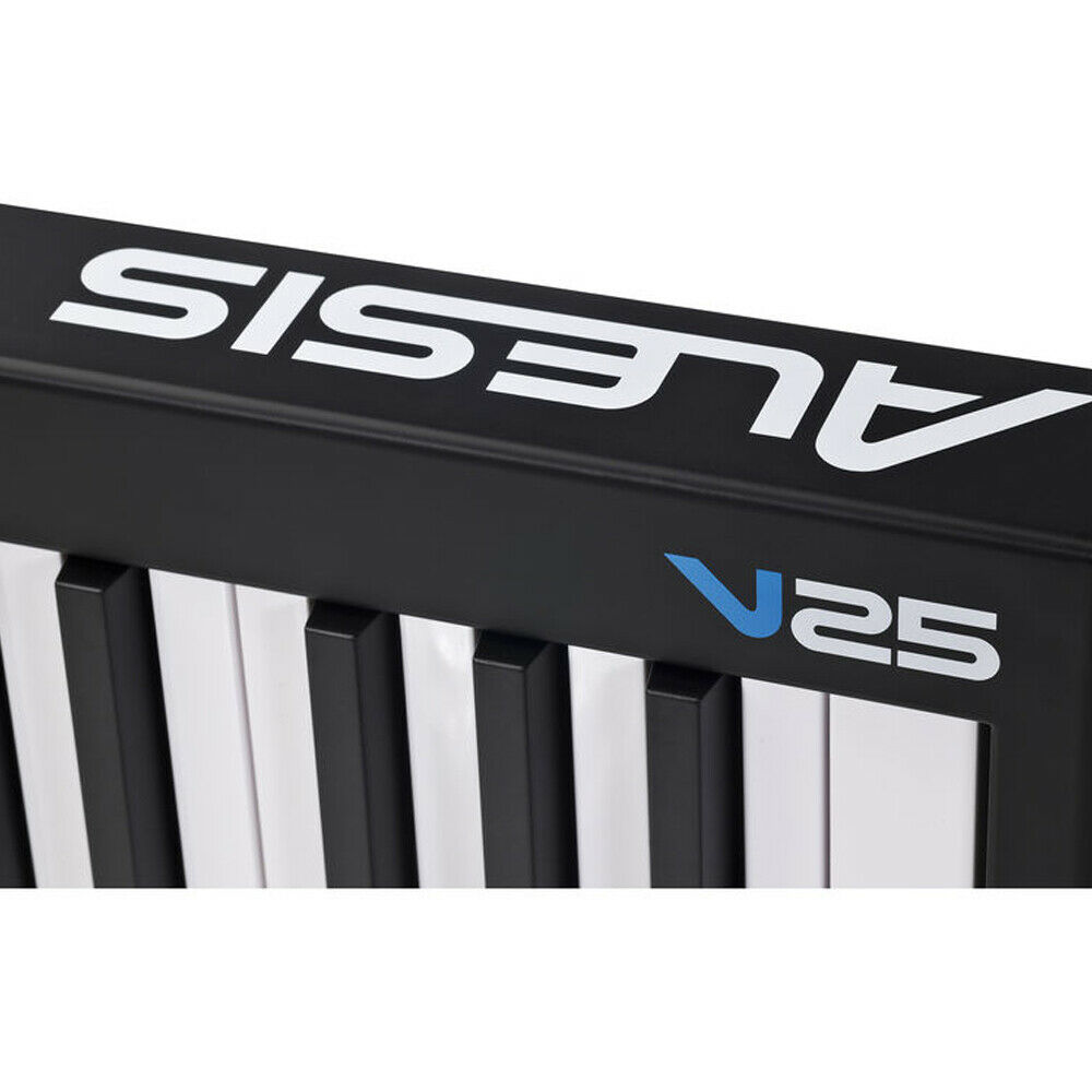 Alesis V25 | 25-Key USB MIDI Keyboard & Drum Pad Controller + 4-Port USB 2.0 Hu - Fresh Stock Dated December 2025