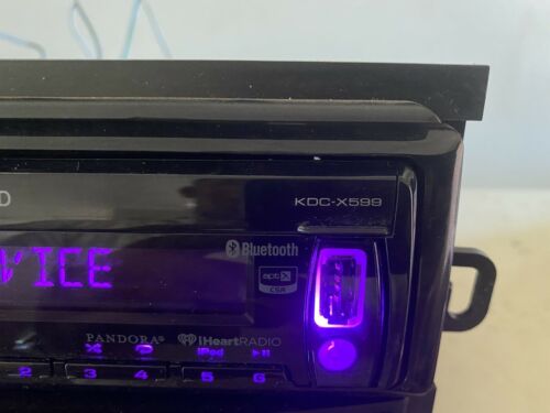Kenwood Excelon KDC-X599 Bluetooth CD-Receiver With USB Preowned - Fresh Stock Dated December 2025
