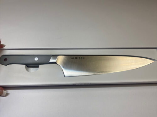 Misen Chef Knife 8 Inch Professional Kitchen Knife High Carbon Steel Ultra Sharp - Fresh Stock Dated January 2026