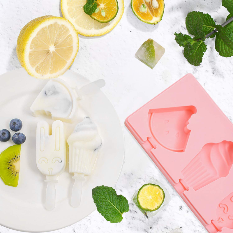 Moldes De Silicona Para Helados Paletas Hacer Helado Molde Maquina Reutilizable - Fresh Stock Dated February 2026