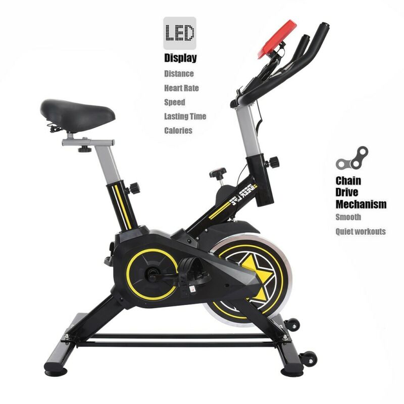Exercise Stationary Bike Cycling Home Gym Cardio Workout Indoor Fitness Home - Fresh Stock Dated December 2025