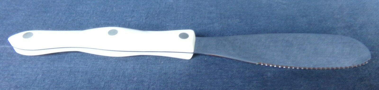 Cutco 1768 Spatula Spreader w Serrated Blade & White Pearl Handle > Personalized - Fresh Stock Dated January 2026