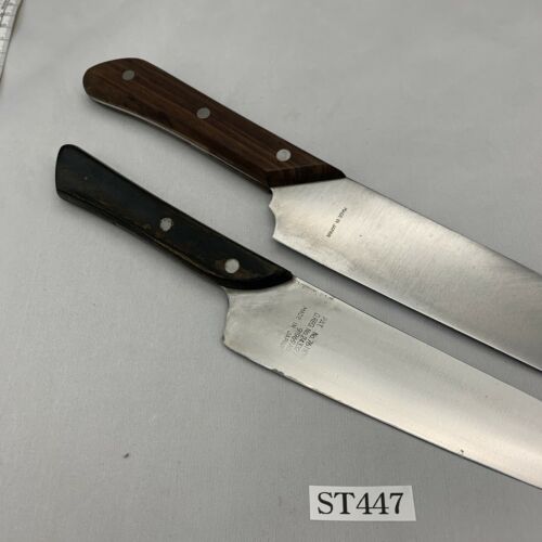 Damaged Lot of Two Japanese Chef's Kitchen Knives  MAC From Japan ST447 - Fresh Stock Dated January 2026