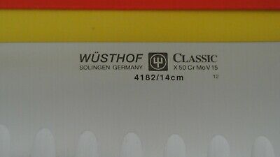 WUSTHOF  classic 5 inch COOK'S SANTOKU KNIFE  new PEtec #4182/14cm solingen - Fresh Stock Dated January 2026