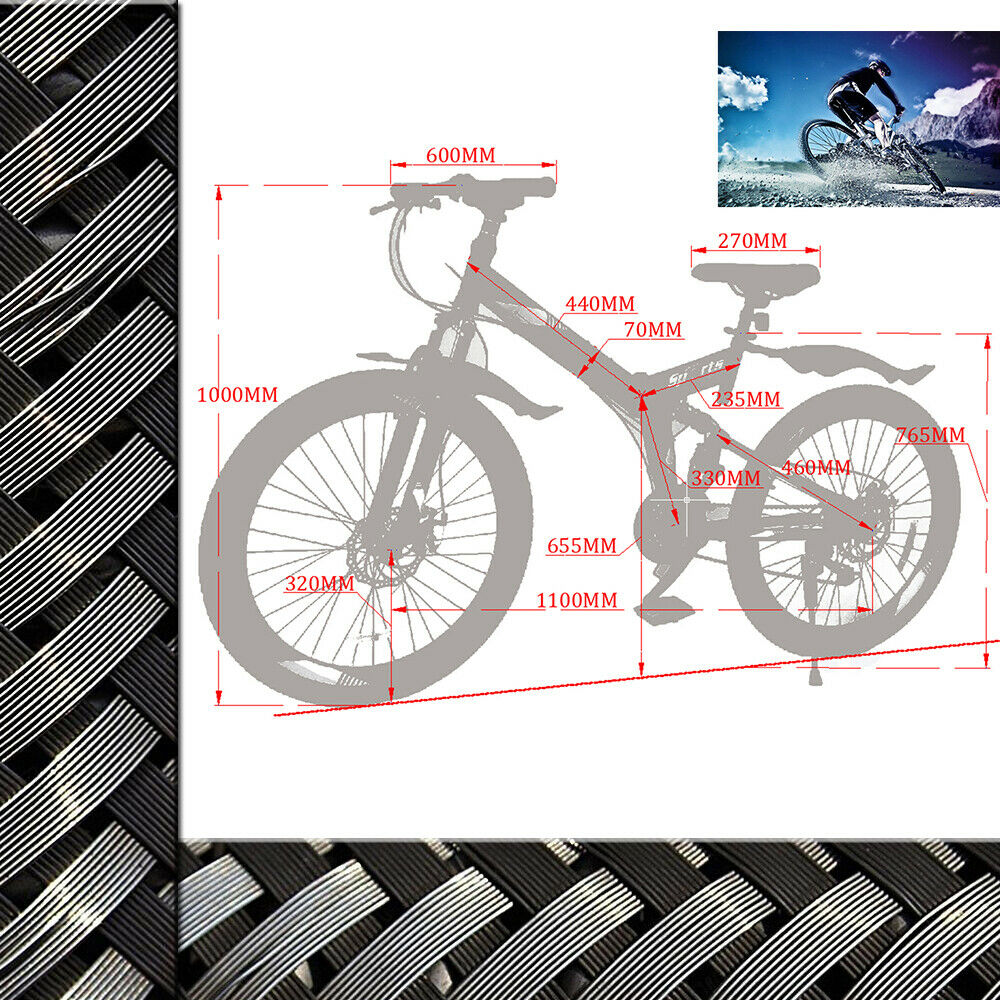 Folding Mountain Bike 26