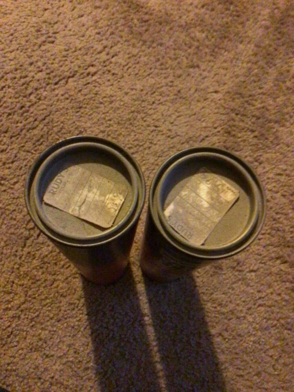 2 vintage cans of Seymour color flame crystals NEVER OPENED NEVER USED - Fresh Stock Dated December 2025
