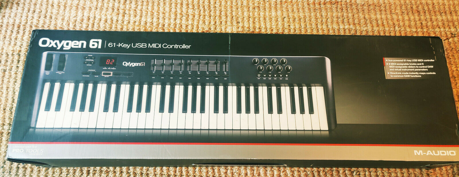 Electronic Keyboard m-audio oxygen 61 - Fresh Stock Dated December 2025