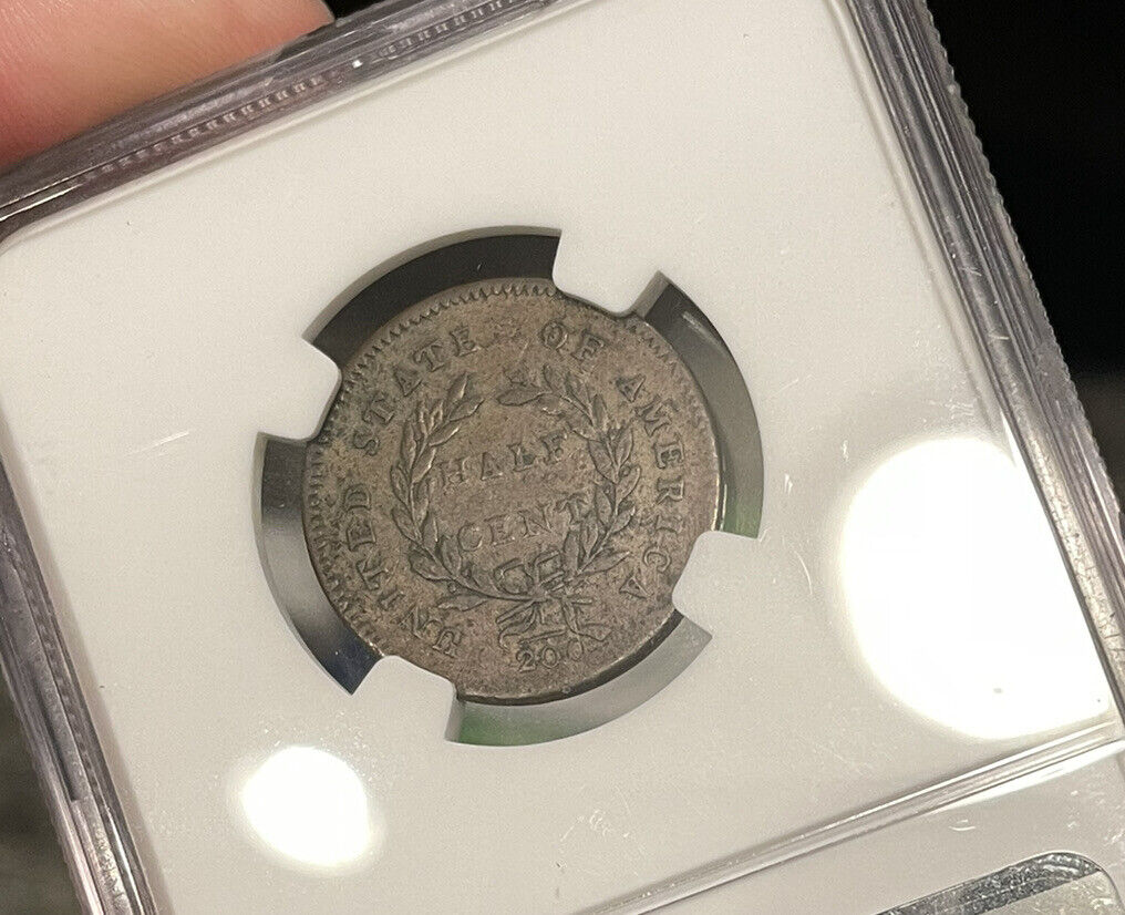 1794 NGC XF DETAILS CLEANED Liberty Cap Half Cent Normal Head - Fresh Stock Dated December 2025