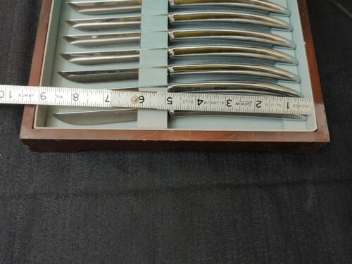 Set 8 Saladmaster Cutlery 400/401 Stainless Steak Knives w/ Fitted Display Case - Fresh Stock Dated January 2026