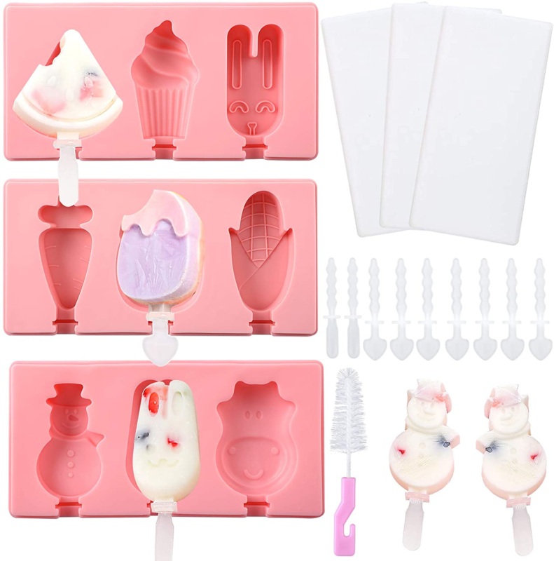 Moldes De Silicona Para Helados Paletas Hacer Helado Molde Maquina Reutilizable - Fresh Stock Dated February 2026
