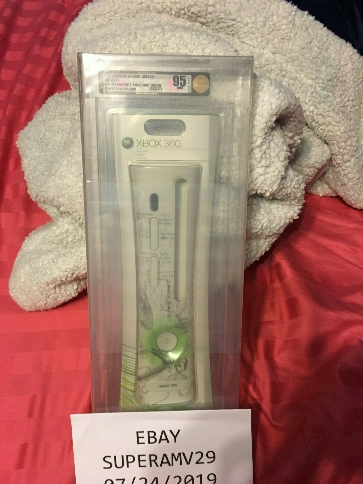 Xbox 360 Launch Team 2005 FACEPLATE VGA 95 - Fresh Stock Dated February 2026