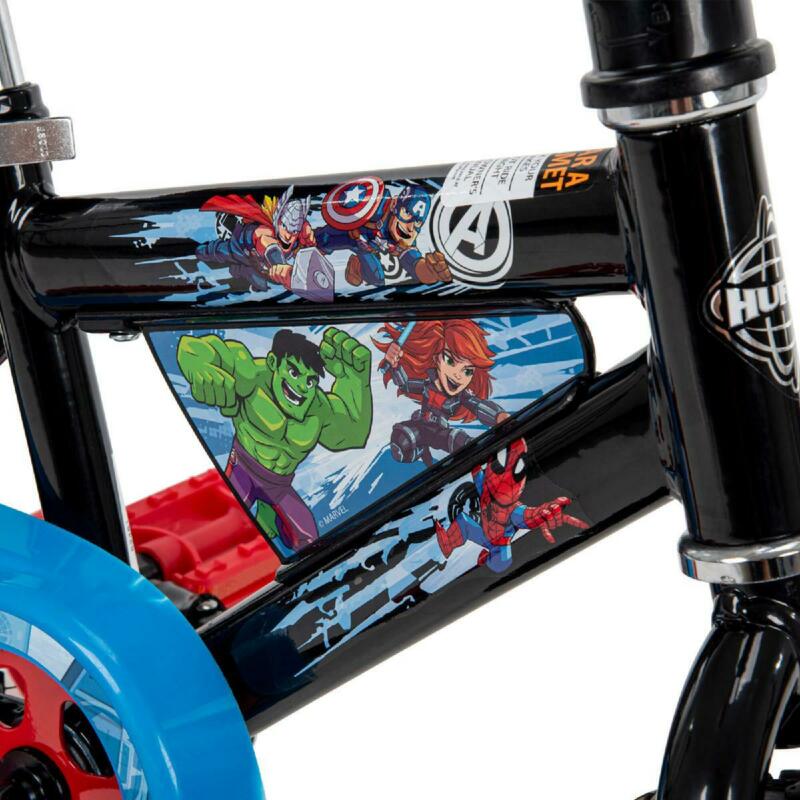 Marvel Avengers 12-Inch Boys Bike Kids, Gray Silver Male 52481 steel rims - Fresh Stock Dated January 2026