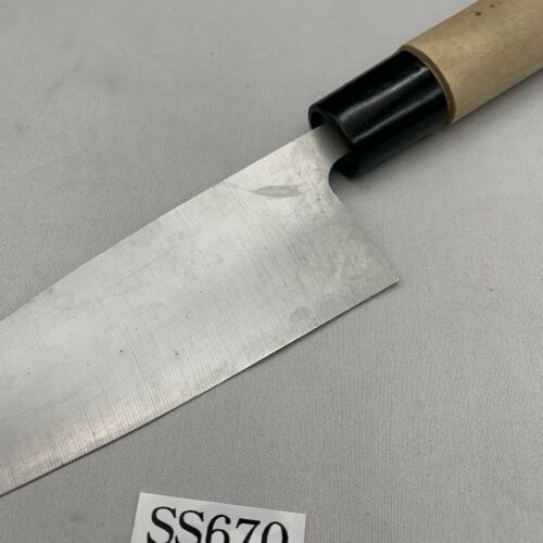 <Used> Japanese Chef's Kitchen Knife 濃州正宗 Santoku 155/290 From Japan SS670 - Fresh Stock Dated January 2026