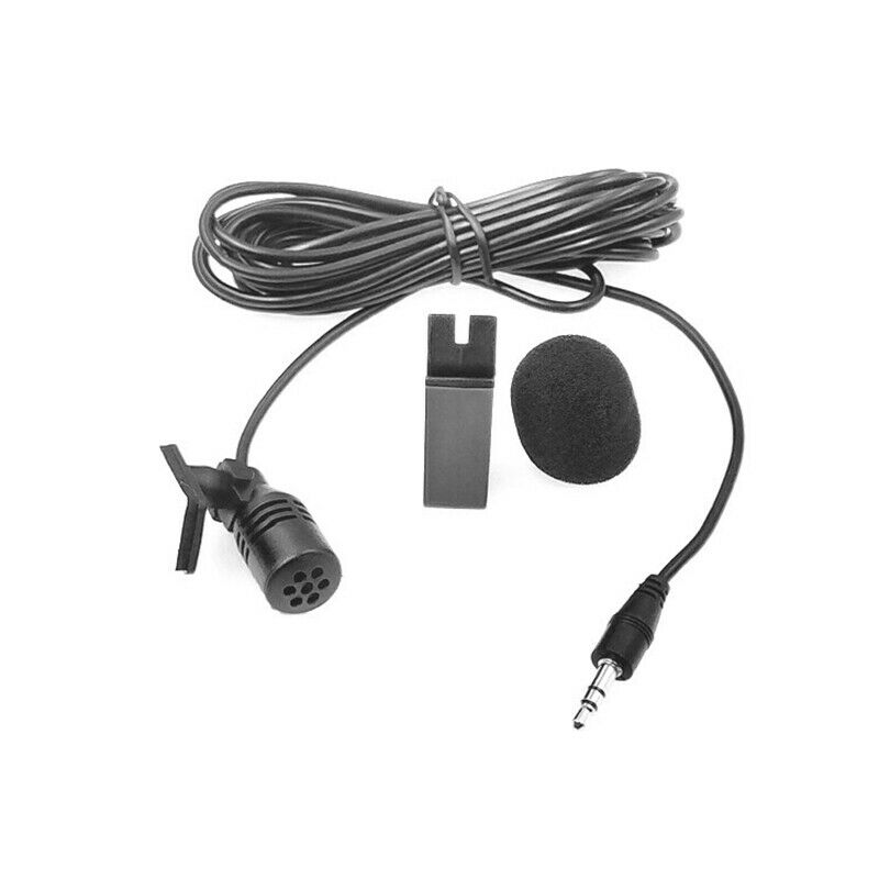 3.5mm Mic Car Vehicle Radio Stereo GPS Enabled Audio DVD External Microphone - Fresh Stock Dated December 2025