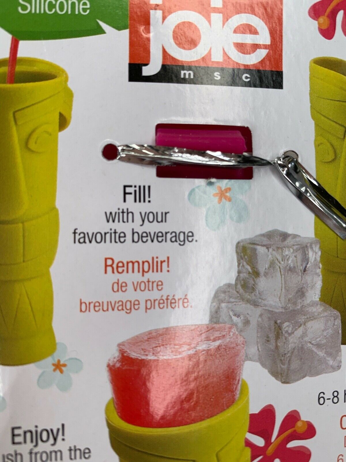 Joie Tiki Frozen Push Pop Mold Silicone Easy Clean Fun Kitchy - Fresh Stock Dated February 2026