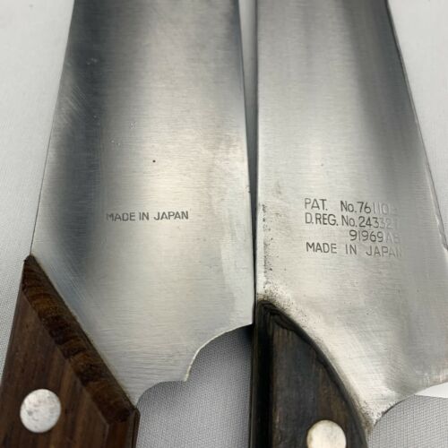 Damaged Lot of Two Japanese Chef's Kitchen Knives  MAC From Japan ST447 - Fresh Stock Dated January 2026