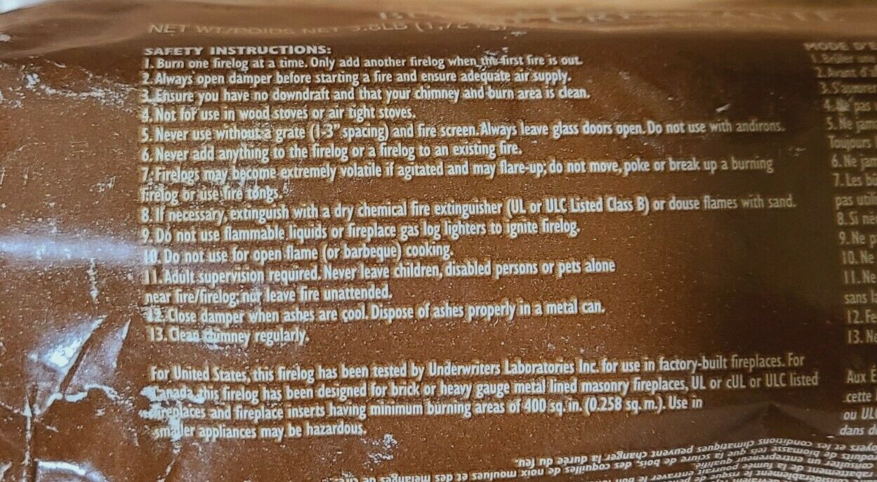 2 Pine Mountain  Crackling Fire Logs - Fresh Stock Dated January 2026