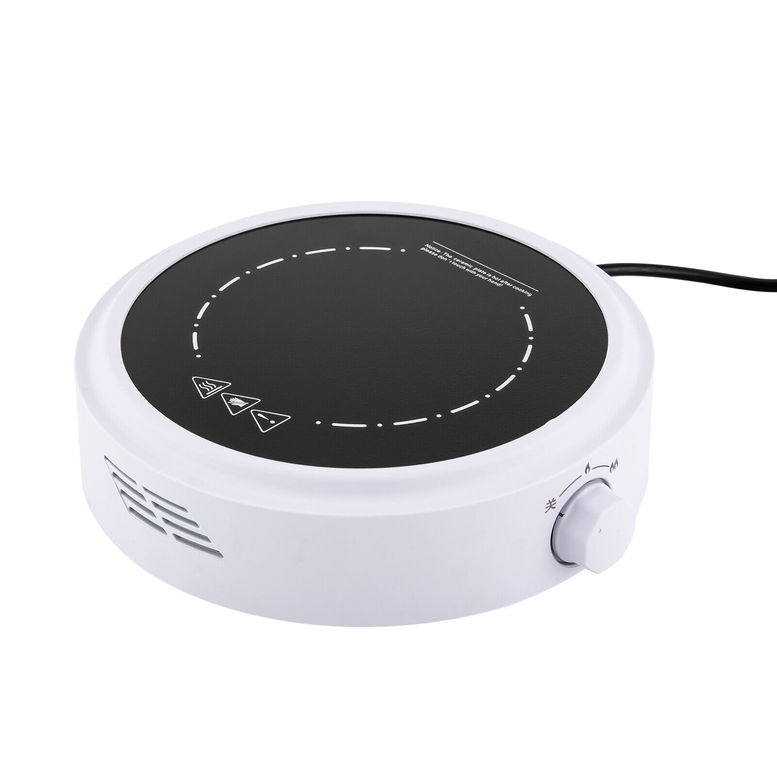 800W Electric Mini Stove Hot Plate Multifunctio Coffee Tea Heater Black / White - Fresh Stock Dated February 2026