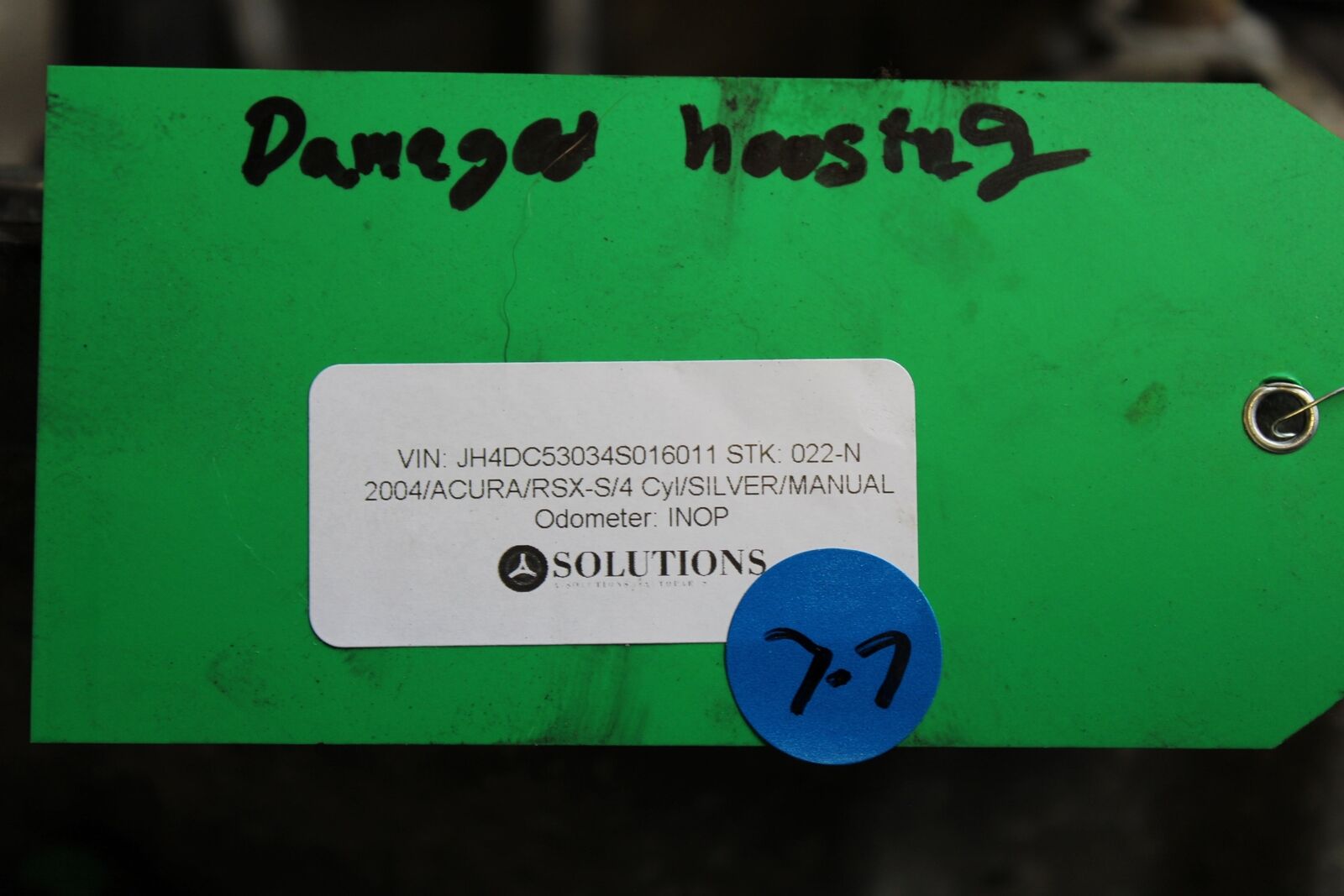 2002 04 ACURA RSX TYPE-S K20A2 2.OL OEM 6 SPEED MANUAL TRANSMISSION K20 DC5 - Fresh Stock Dated December 2025