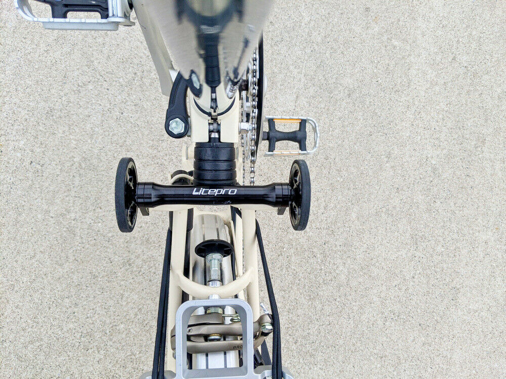 2018 Model Year Brompton M3R Ivory White Folding Bicycle - Fresh Stock Dated December 2025