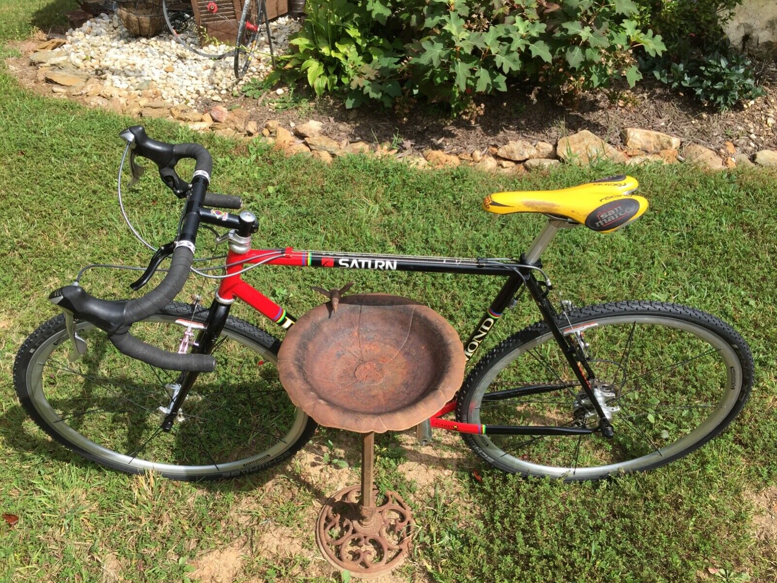 Vintage Steel Cyclocross Bike Saturn Pro Team Tim Johnson Racer IF Planet X - Fresh Stock Dated December 2025