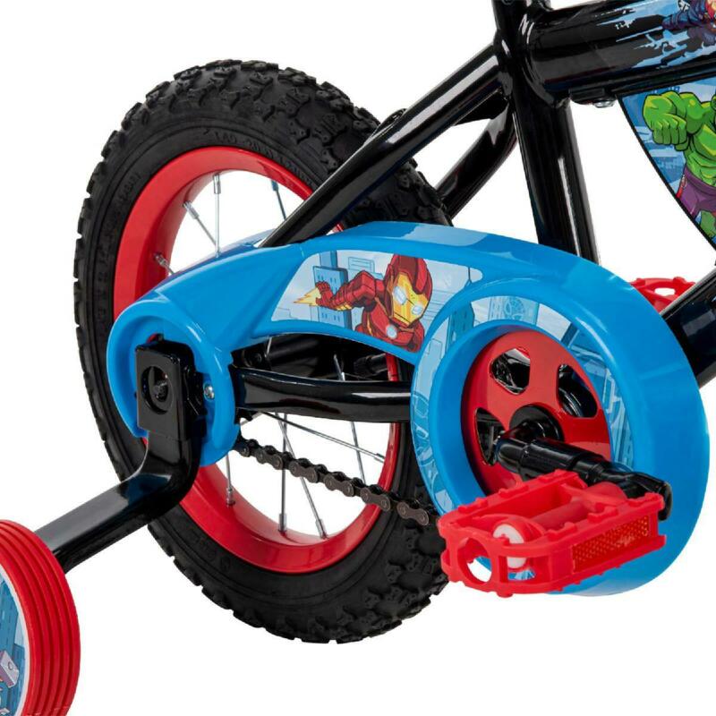 Marvel Avengers 12-Inch Boys Bike Kids, Gray Silver Male 52481 steel rims - Fresh Stock Dated January 2026