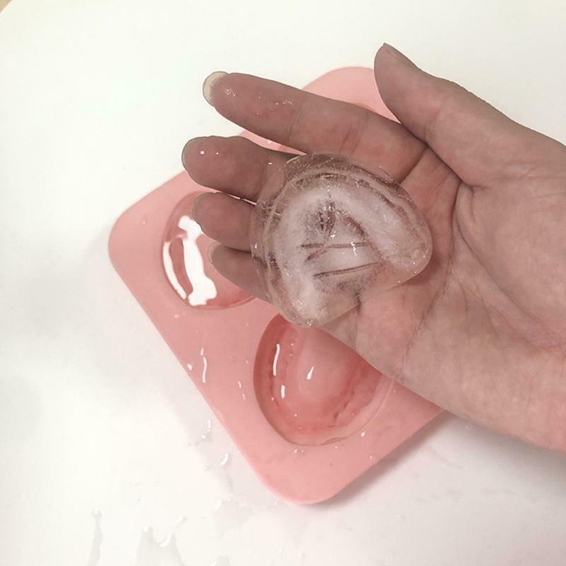 4 Hole Denture Teeth Shaped Ice Cube Mold Silicone Ice Tray DIY Ice Cream Mould - Fresh Stock Dated January 2026